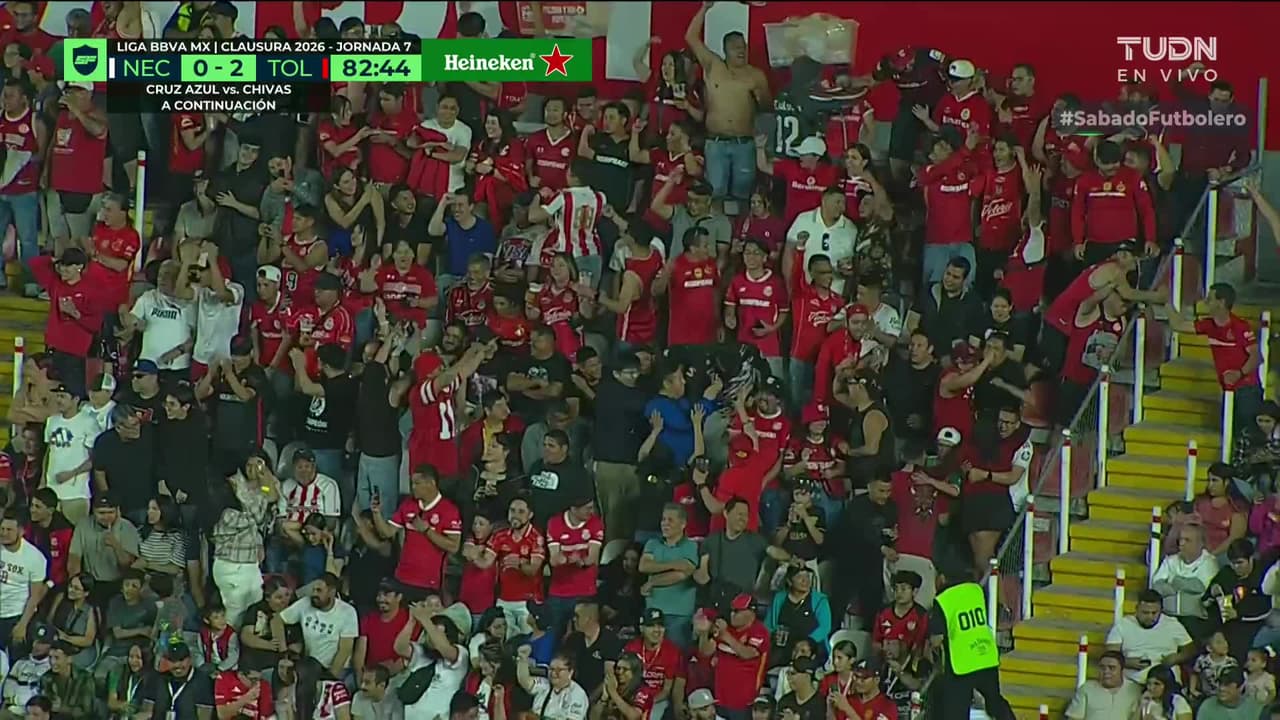 ¡GOL!  anota para Toluca. Paulinho