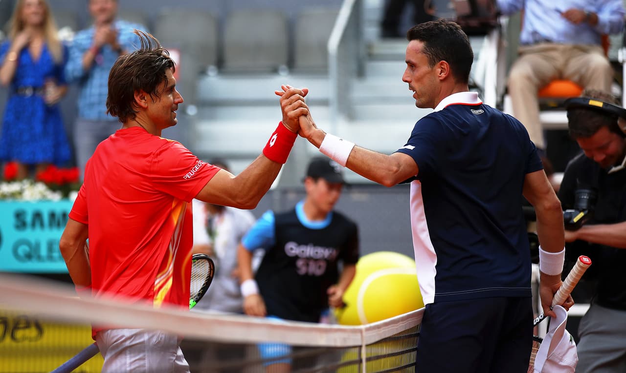 David Ferrer y Roberto Bautista