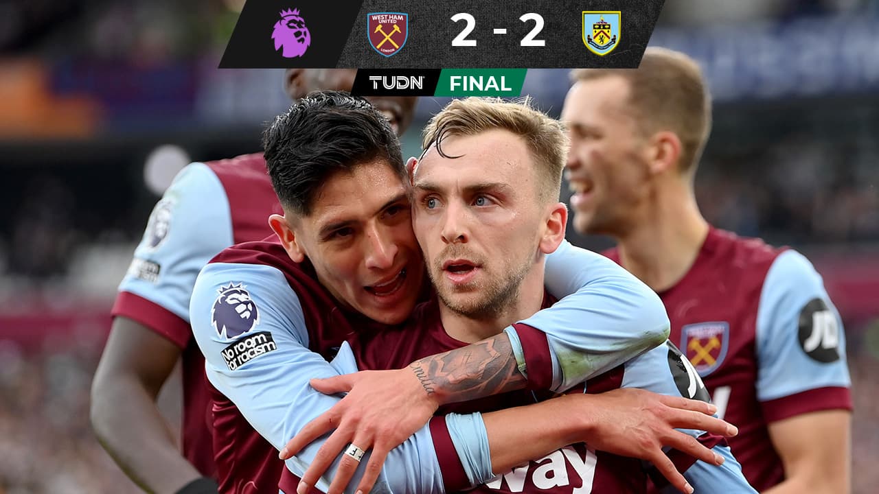 Edson Álvarez revoluciona al West Ham que empata ante el Burnley