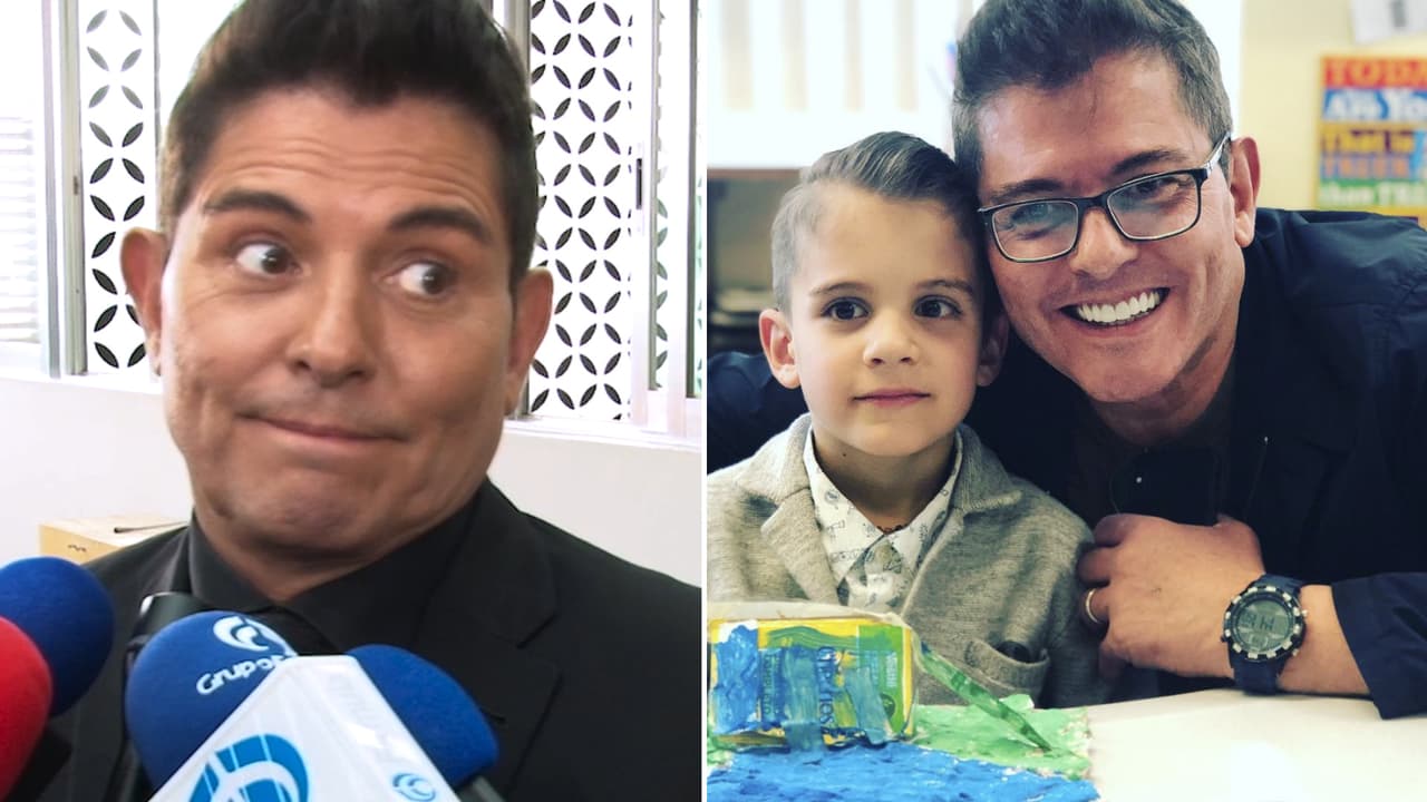 Ernesto Laguardia teme que su hijo quiera ser soldado: “Ahorita no tiene edad para decidirlo”