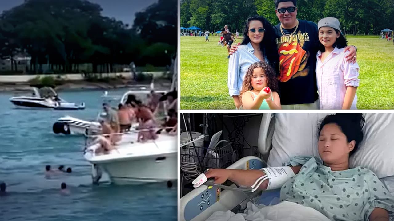 "Comencé a ahogarme, pensé que moriría": Mujer que perdió las piernas por accidente de bote en lago Michigan