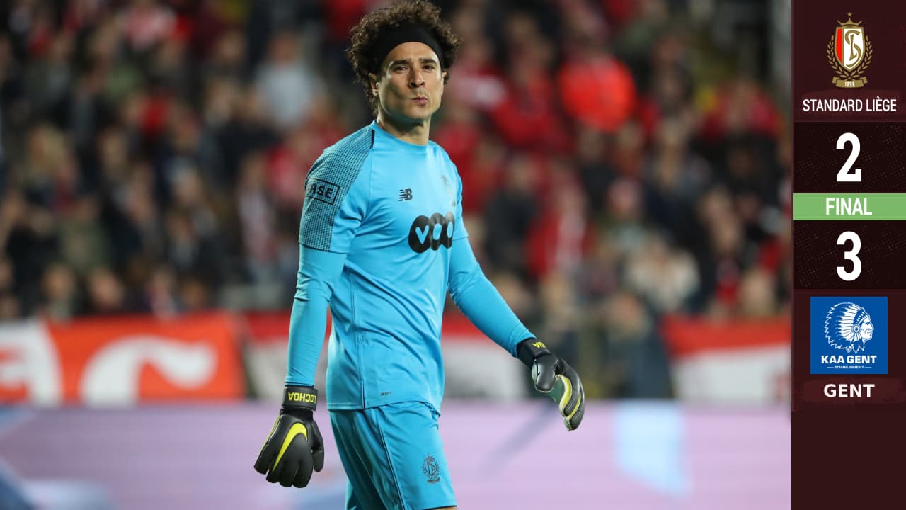 Ochoa y Standard Liege cayeron con Gent y se despiden de Champions League