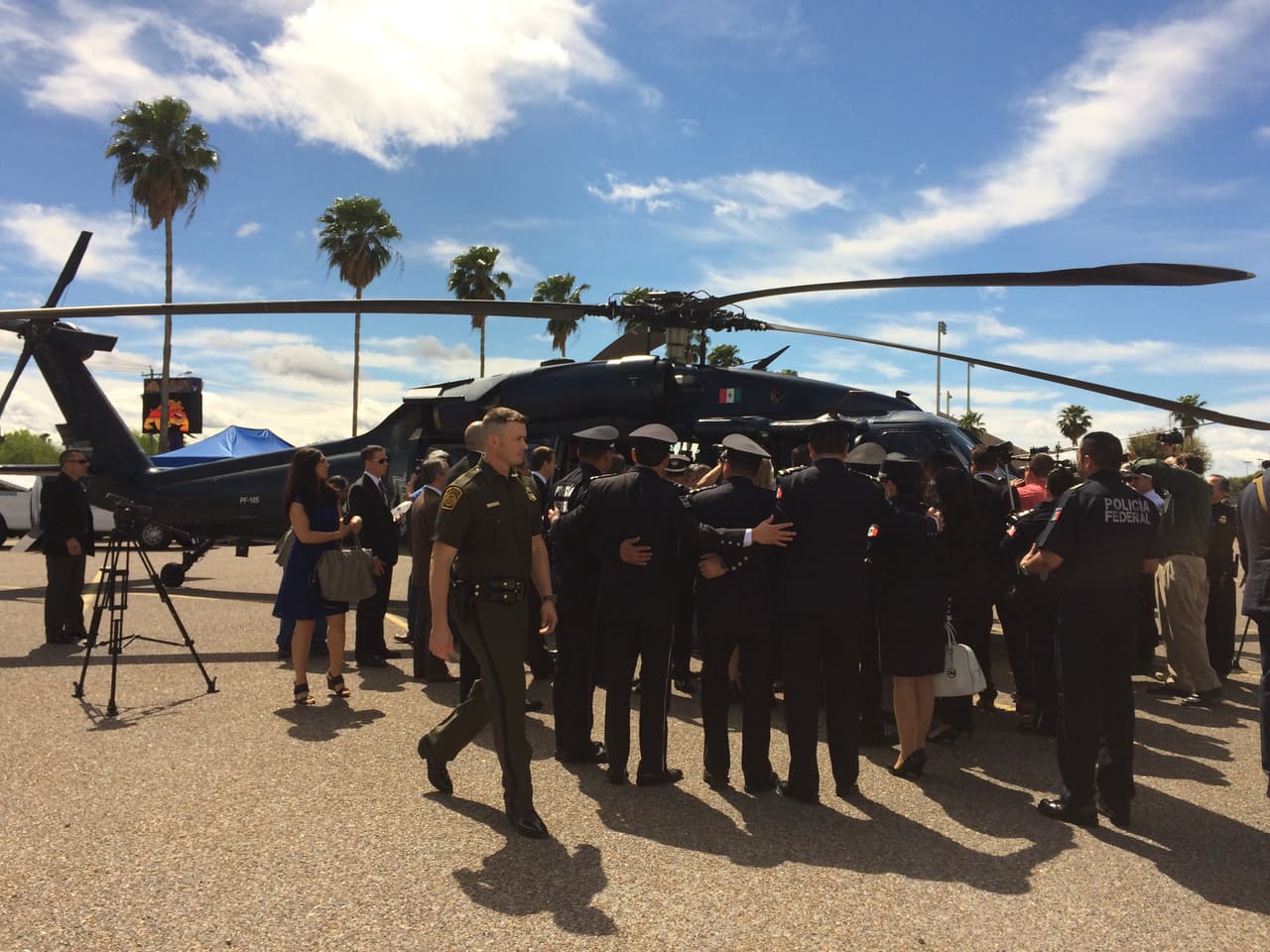 Durante el evento binacional relacionado con seguridad fronteriza, agencias del orden de EEUU y México hicieron despliegue del armamento y equipos que se utilizan en ambos lados de la frontera.