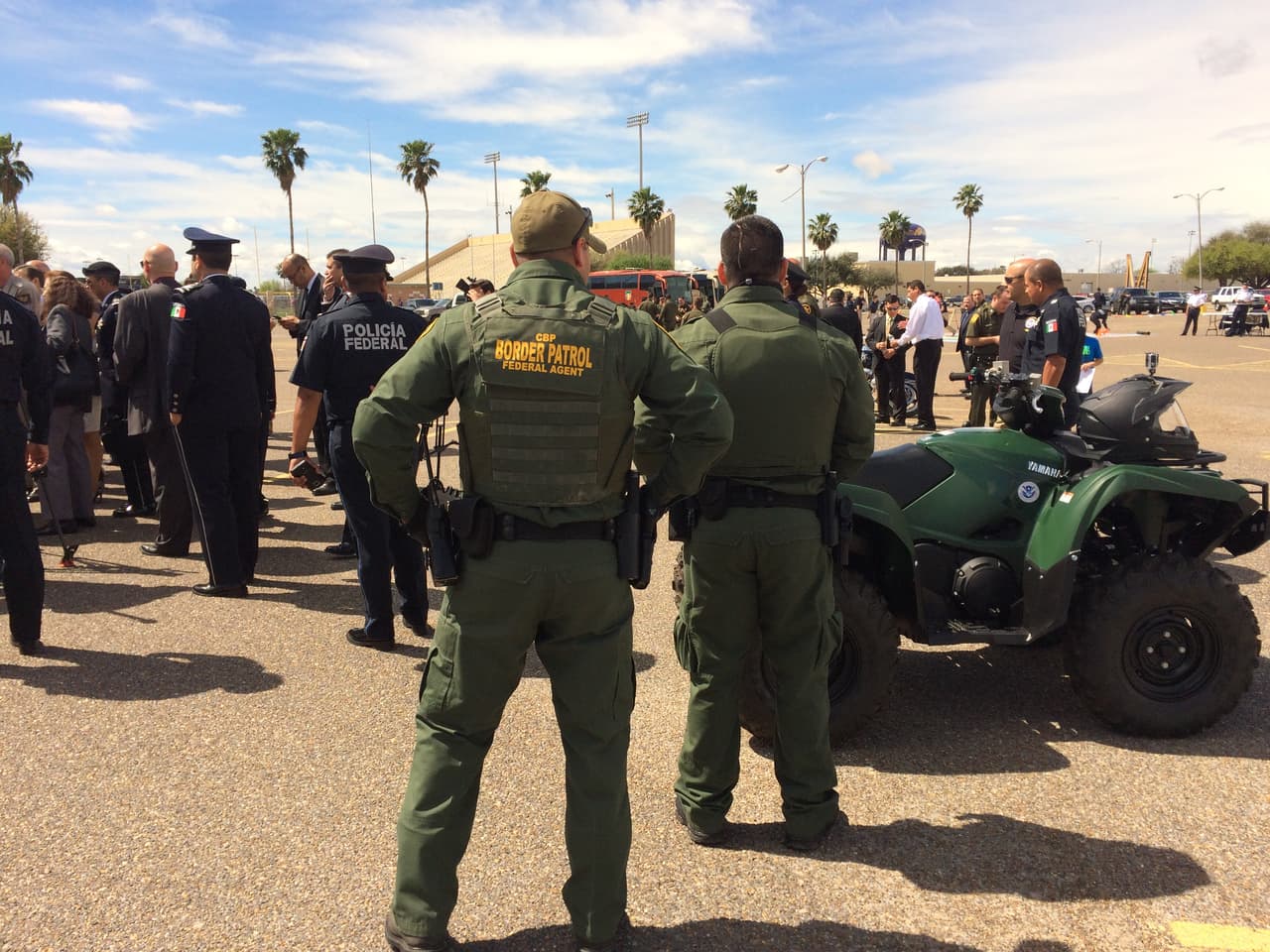 Durante el evento binacional relacionado con seguridad fronteriza, agencias del orden de EEUU y México hicieron despliegue del armamento y equipos que se utilizan en ambos lados de la frontera.