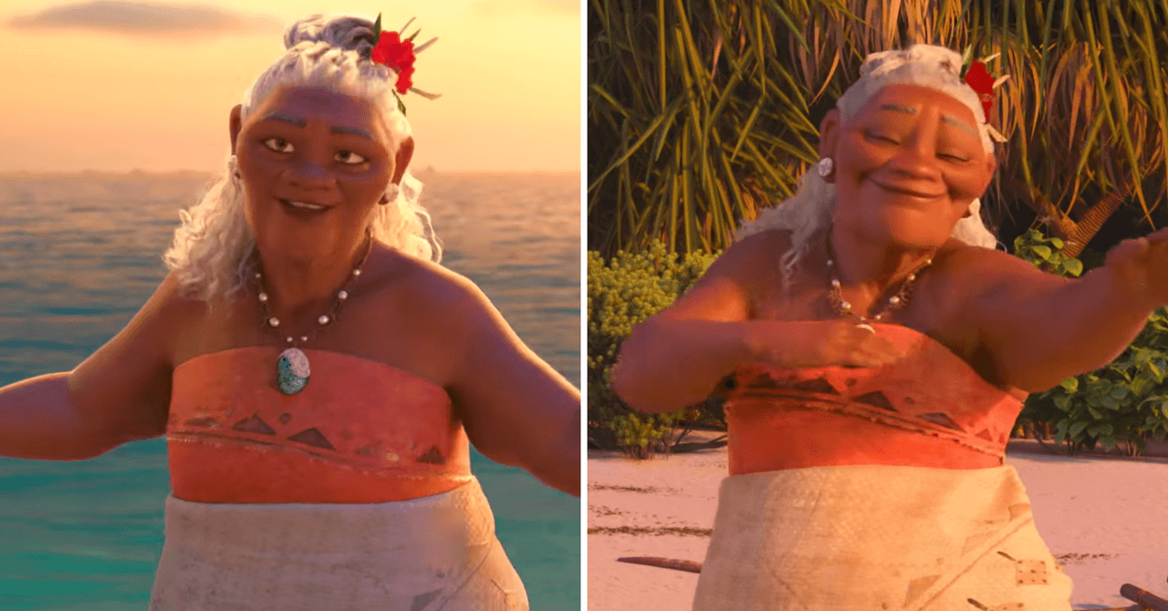 Abuela Talla de 'Moana'