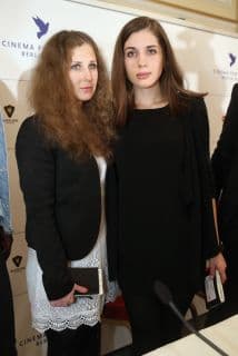 Nadia Tolokonnikov y Maria Alekhina se mostraron interesadas en entrar al mundo de la política en su país.