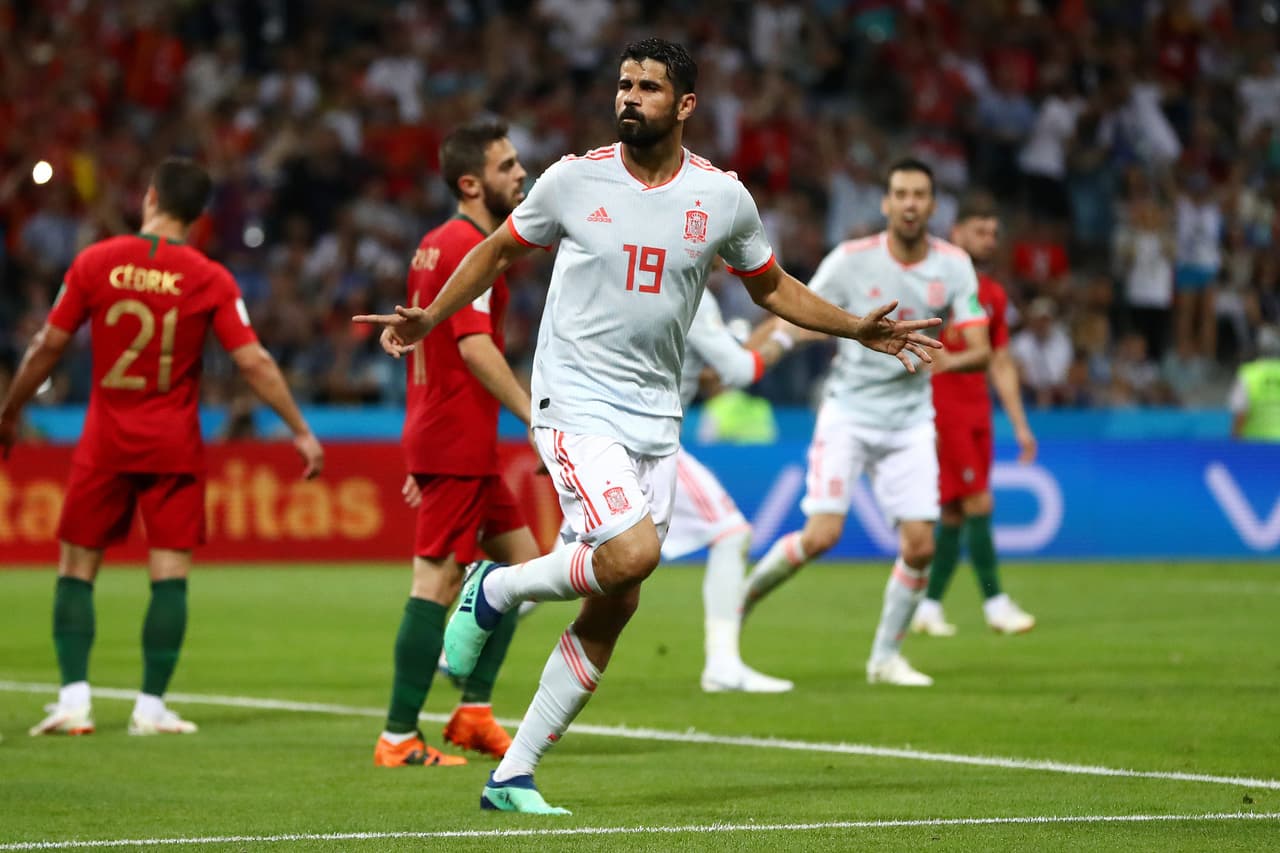 El doblete de Costa le daba mucha convicción a España par ir por la remontada, para sacudirse del despido de Lopetegui y demás.