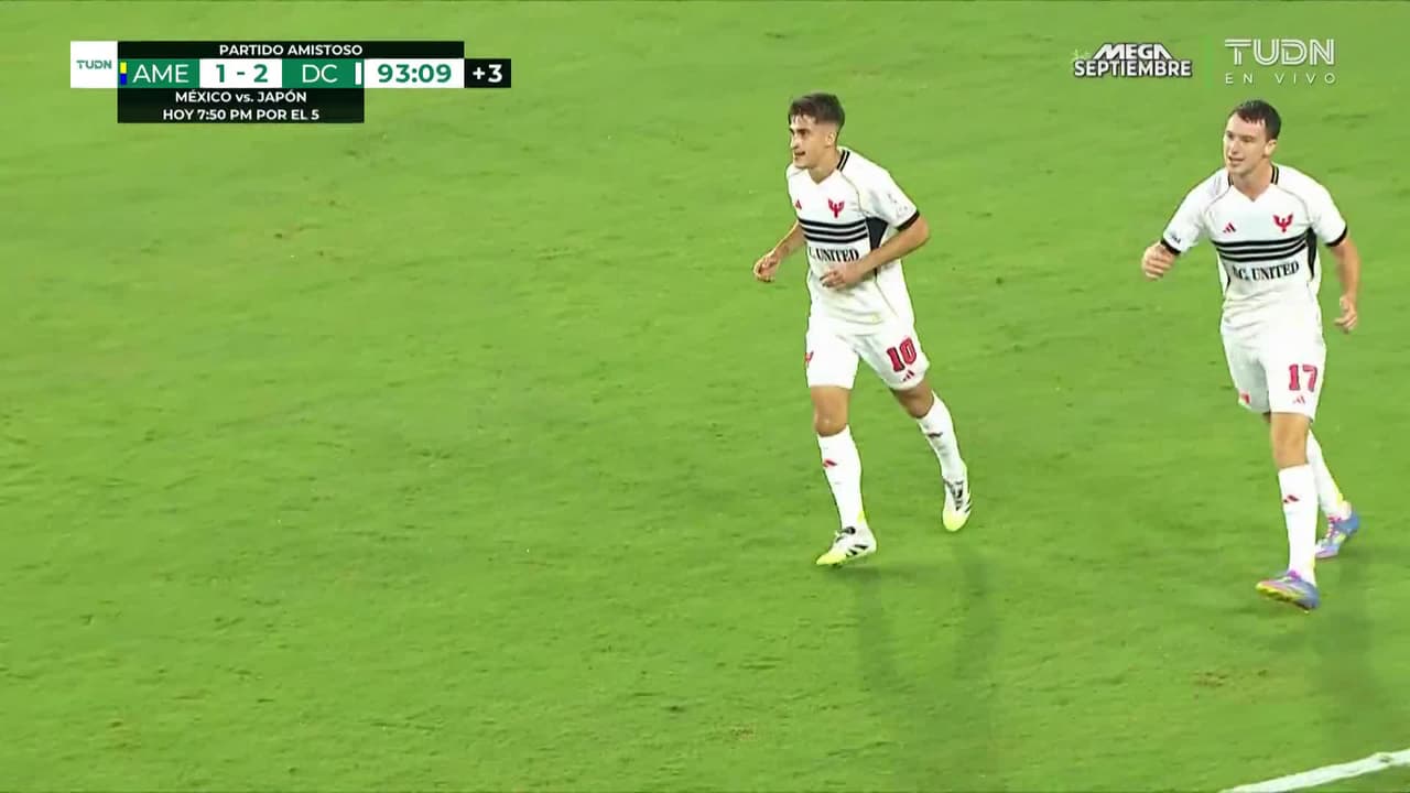 ¡Gol que sentencia el partido! Pirani sella la victoria para el DC United