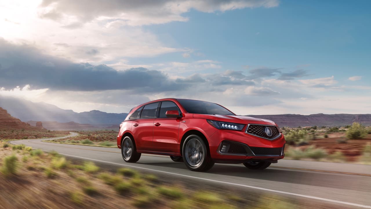 Esta es la Acura MDX A-Spec 2019, la adición más reciente a la línea MDX de camionetas familiares de tres filas de la marca de carros de lujo de Honda.