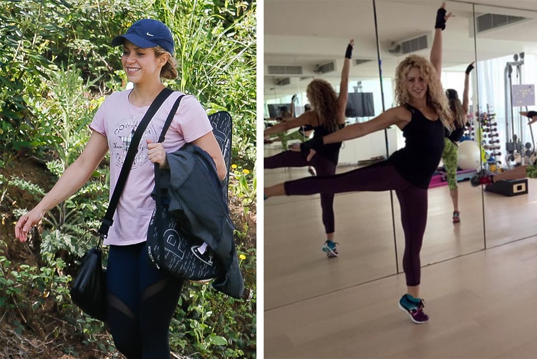 Para tener esa figura envidiable, Shakira practica varios deportes. No es fácil, pero ella lo disfruta y hace sus sacrificios.