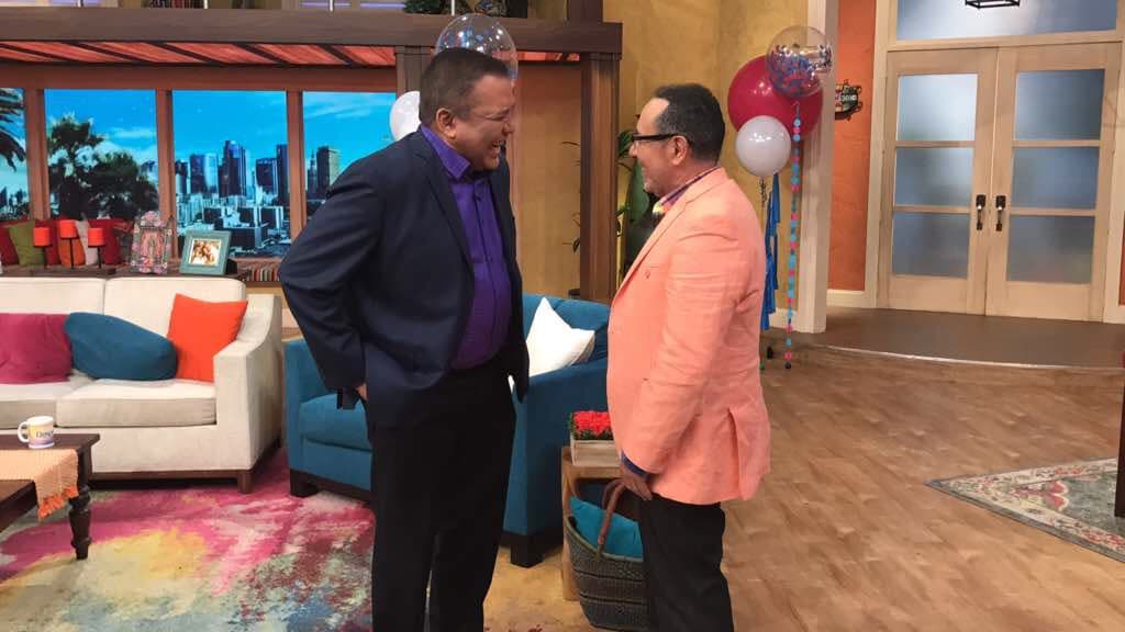 Fernando y Rafael José felices de volver a reencontrarse.