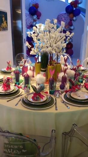 Así lució parte de la recepción organizada por la familia Hilfiger.