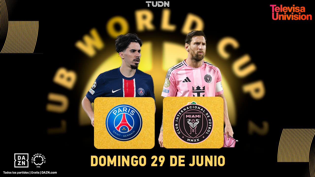 Partidos hoy domingo 29 de junio: EEUU juega en Copa Oro y Messi enfrenta al PSG del Mundial de Clubes