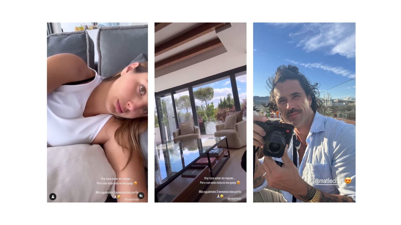 Michelle Renaud pasó la recta final de su embarazo en Madrid.