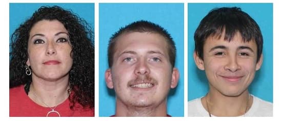 Adryana Elizabeth Limón, Jimmy Wayne McQueen y Joe Damien Valdez.