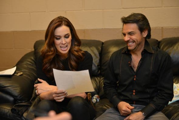 Claro que luego tuvieron que tratar de ponerse serios para poder continuar.