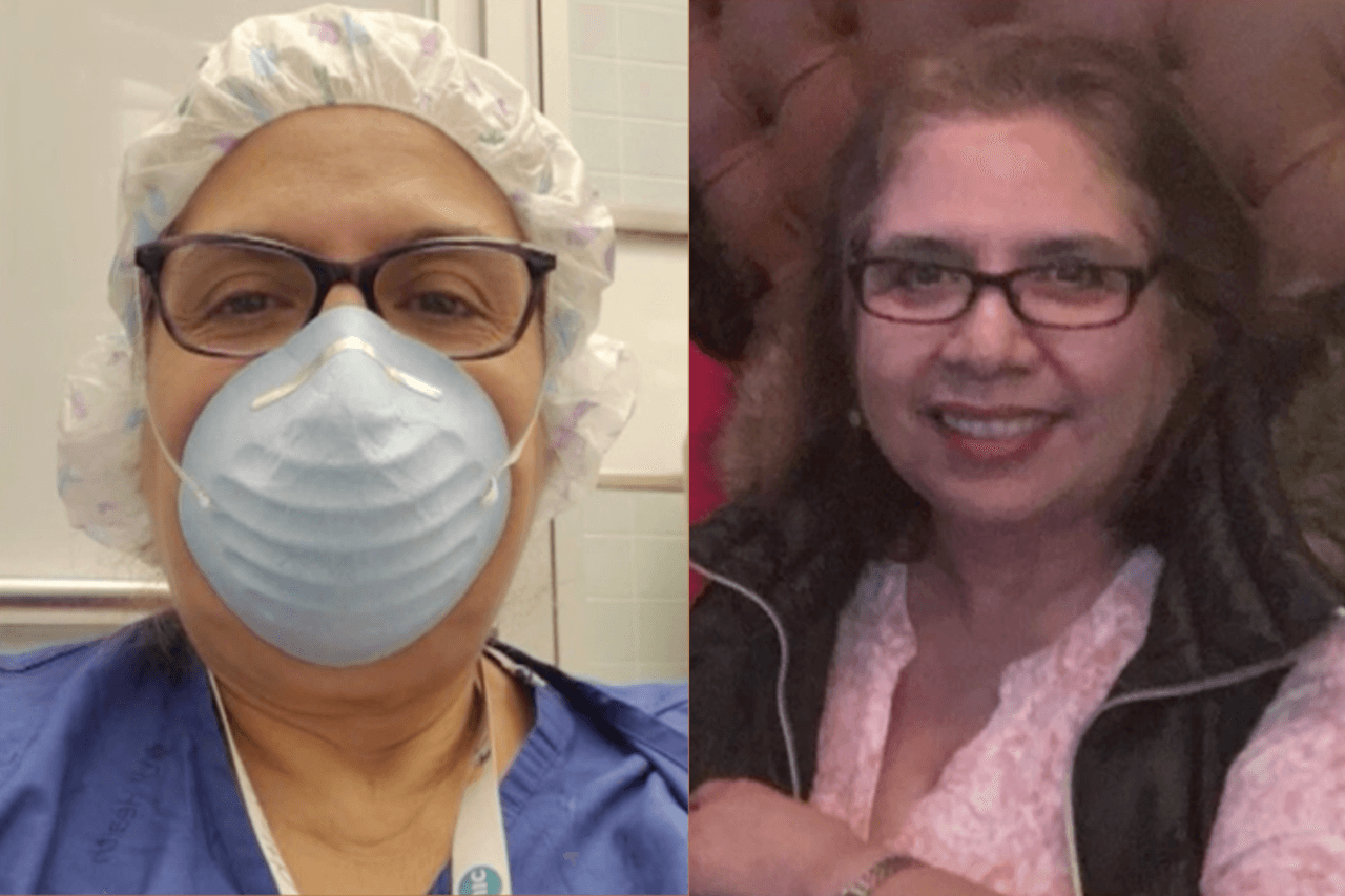 María López trabajó por más de 20 años el hospital de la Universidad de Illinois y su vocación por ayudar al prójimo la motivaron a seguir laborando. Sin embargo, solo pasó cinco días en el hospital y comenzó a sentirse mal, empeoró y falleció el pasado 4 de mayo. 
<a href="https://www.univision.com/local/chicago-wgbo/enfermera-hispana-de-63-anos-y-a-punto-de-retirarse-muere-por-coronavirus-en-chicago" target="_blank">Más aquí</a>.