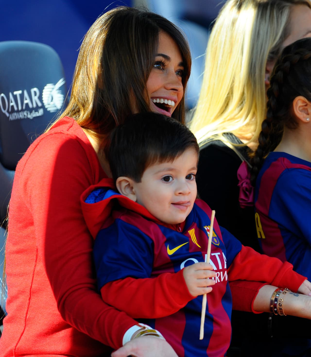 "No vemos la hora de tenerte en nuestros brazos y llenarte de besos", dijo la emocionada mami.