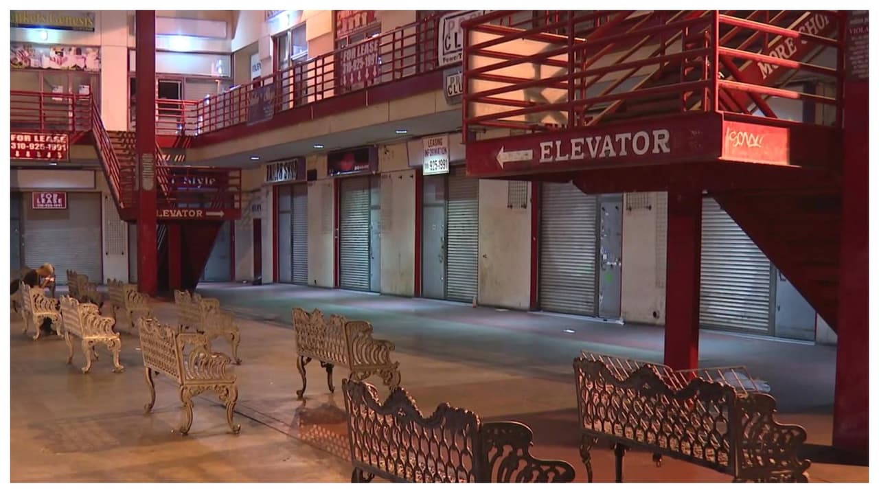 Así se ve el distrito de la moda en Los Ángeles por operativos de ICE