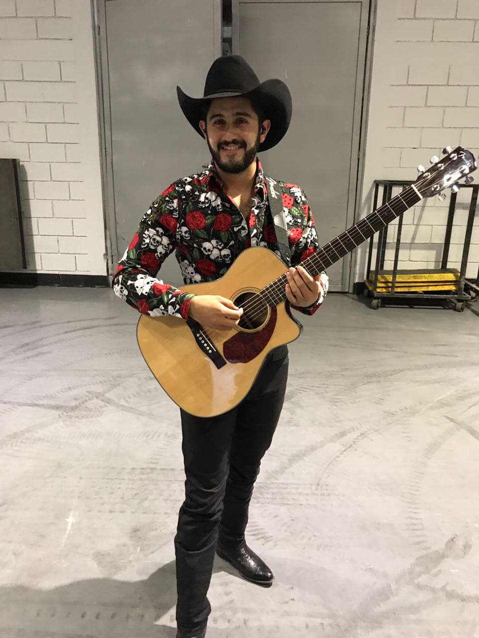 Diego Herrera, otro cantante que es muy querido en el norte del país y se dijo orgulloso de estar en el cartel de 'La guerra de bandas', del pasado sábado.