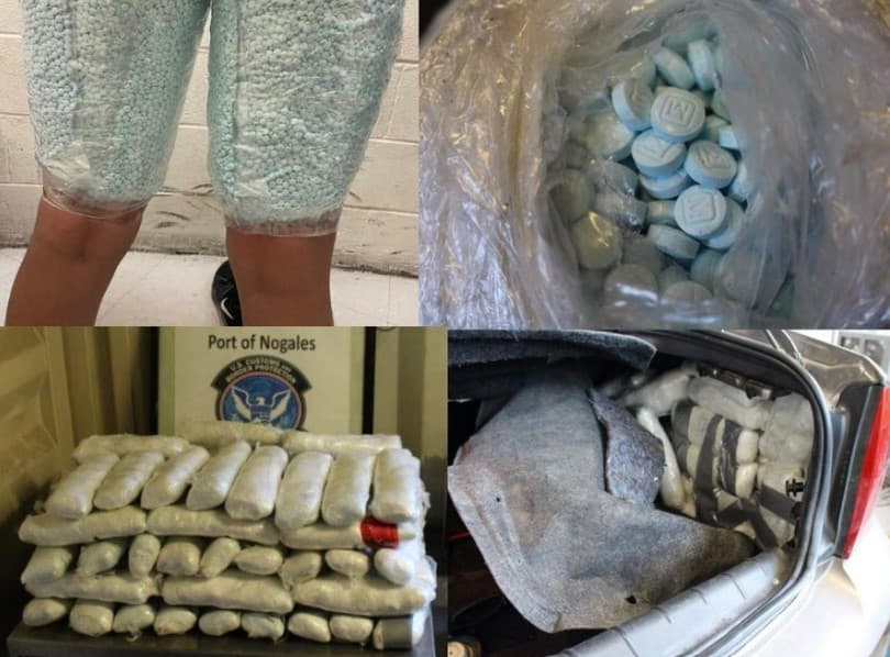 En ese mismo lado de la frontera, agentes hallaron un día antes más de 446,000 pastillas de fentanilo dentro de un vehículo.