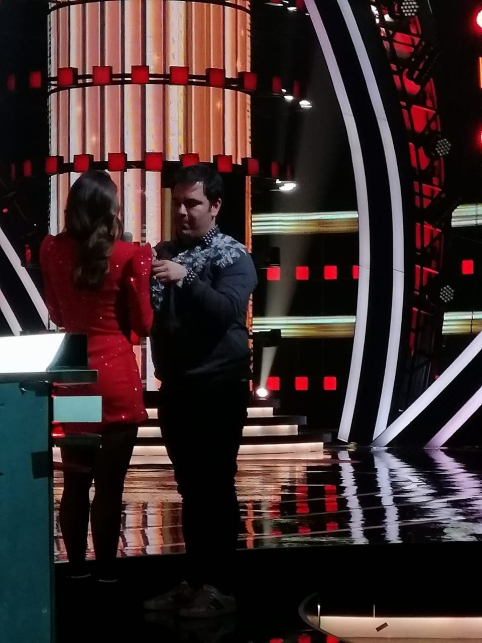 Todo estaba listo para que la presentadora de 45 años de edad regresara espectacular al escenario.