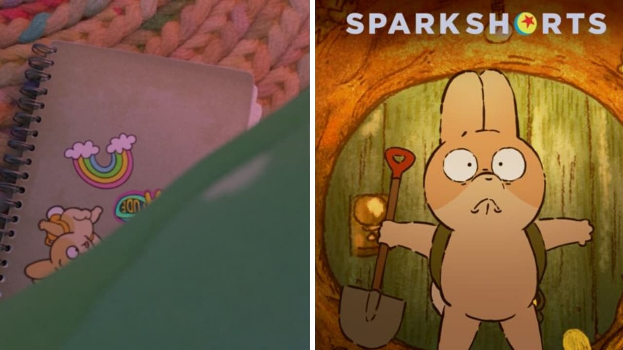 En la libreta de Meilin se encuentra este simpático persenaje de 'Burrow'