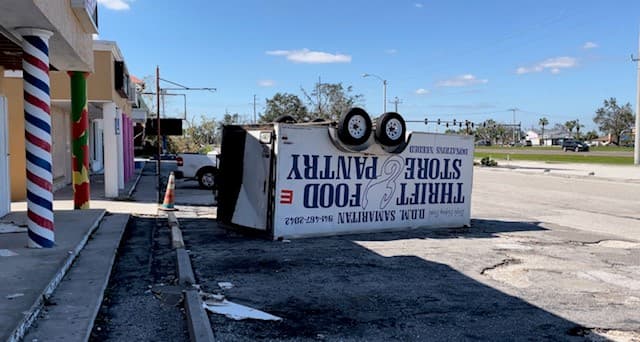Many small businesses in Port Charlotte were damaged and will not be able to reopen for several weeks