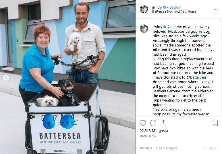 De hecho, en la publicación de Instagram del 19 de junio dejó claro que pasear a sus perros le generaba mucha alegría "al igual que a todos los que nos encontramos en el camino".