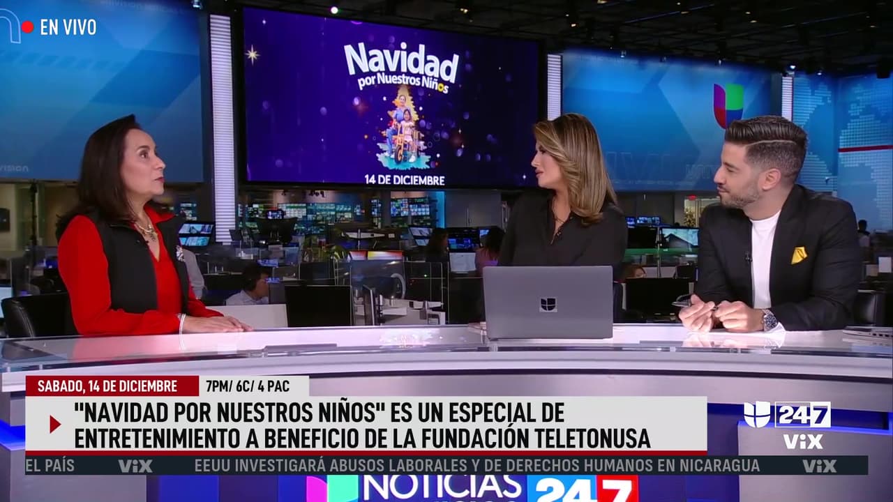 Fica Soriano en Noticiero Mediodía: Apoya a los Niños del TeletónUSA