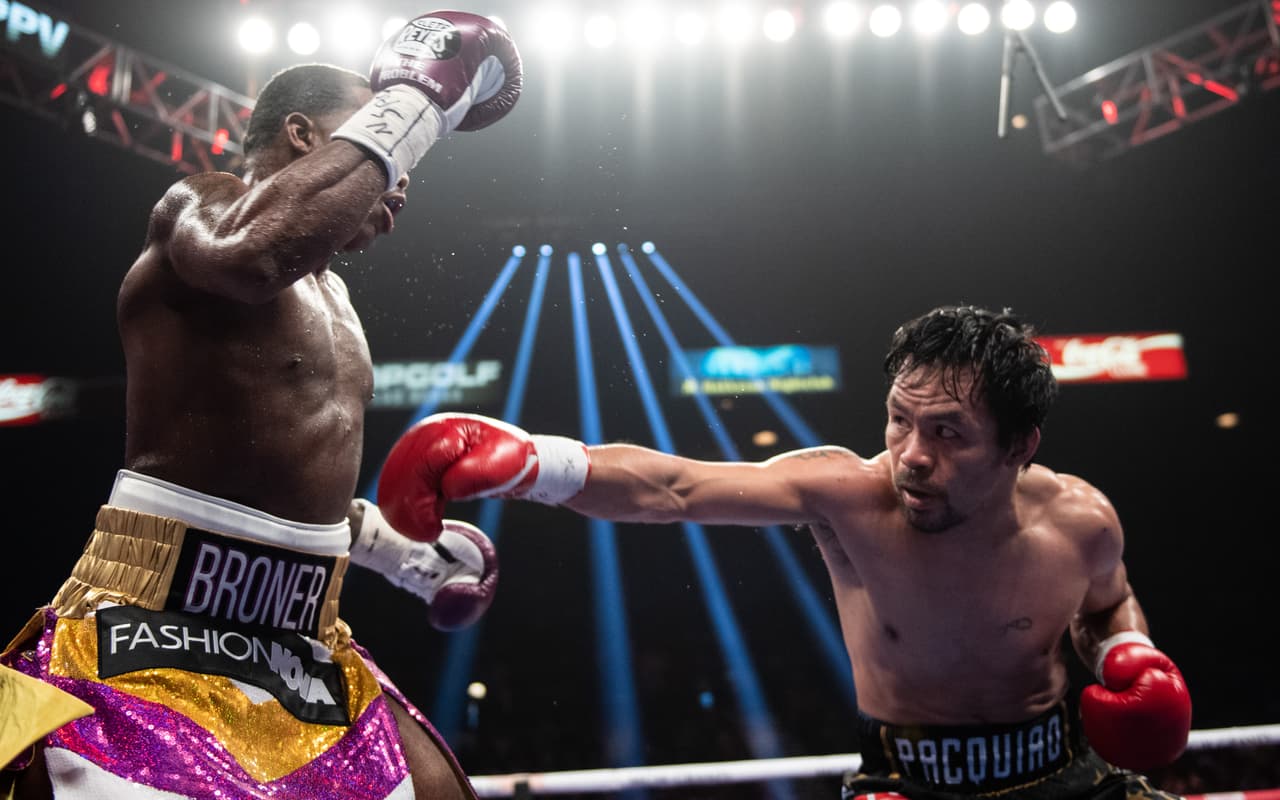 Manny Pacquiao se llevó la decisión unánime de los jueces con puntaje de 17-111, 116-112 x2. De esta forma retuvo su título mundial wélter de la AMB.