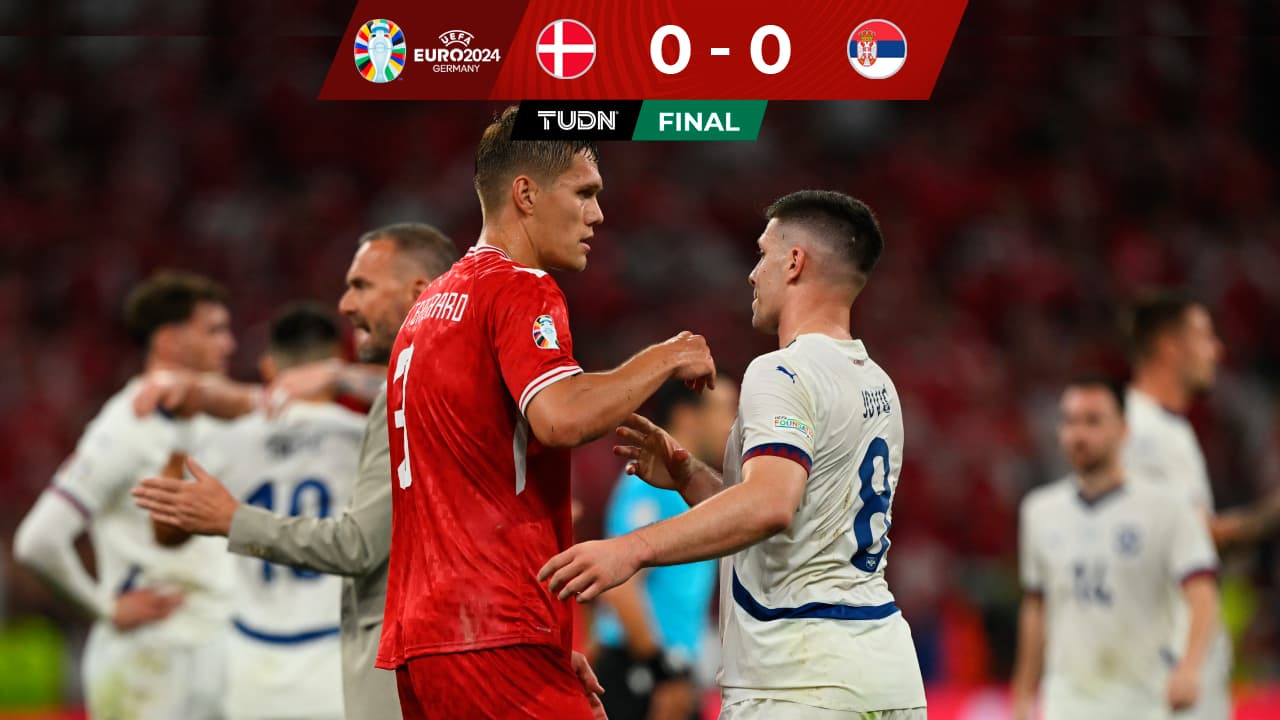 Partido para el olvido... Dinamarca avanza con gris empate ante Serbia