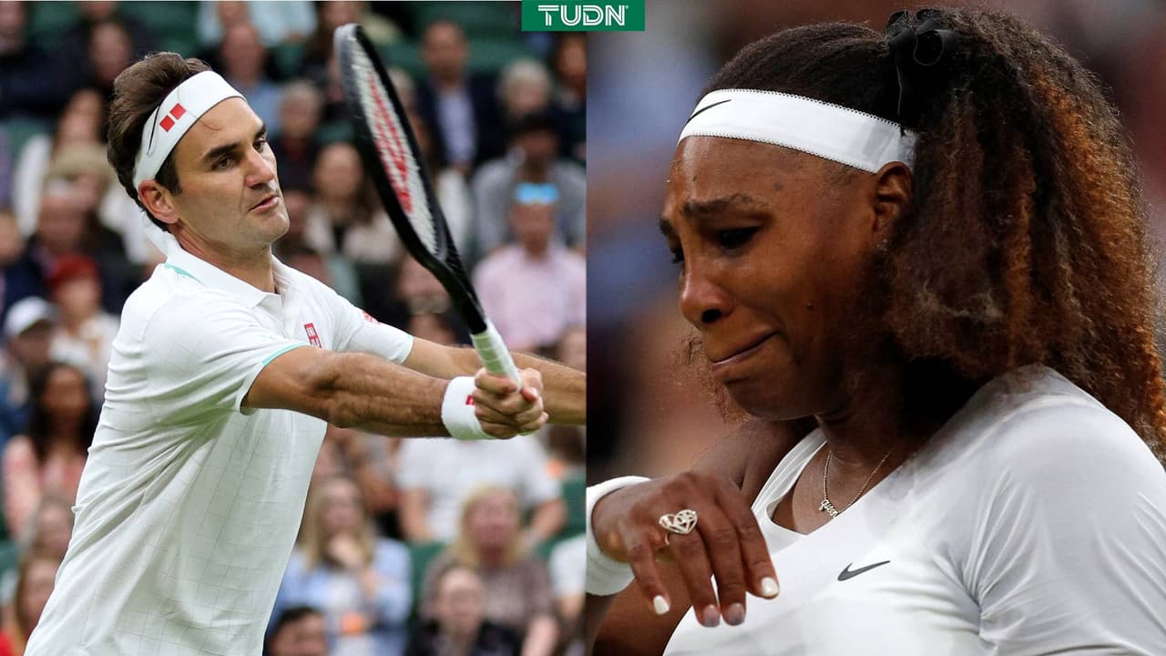 Federer avanza y Serena eliminada por lesión en Wimbledon