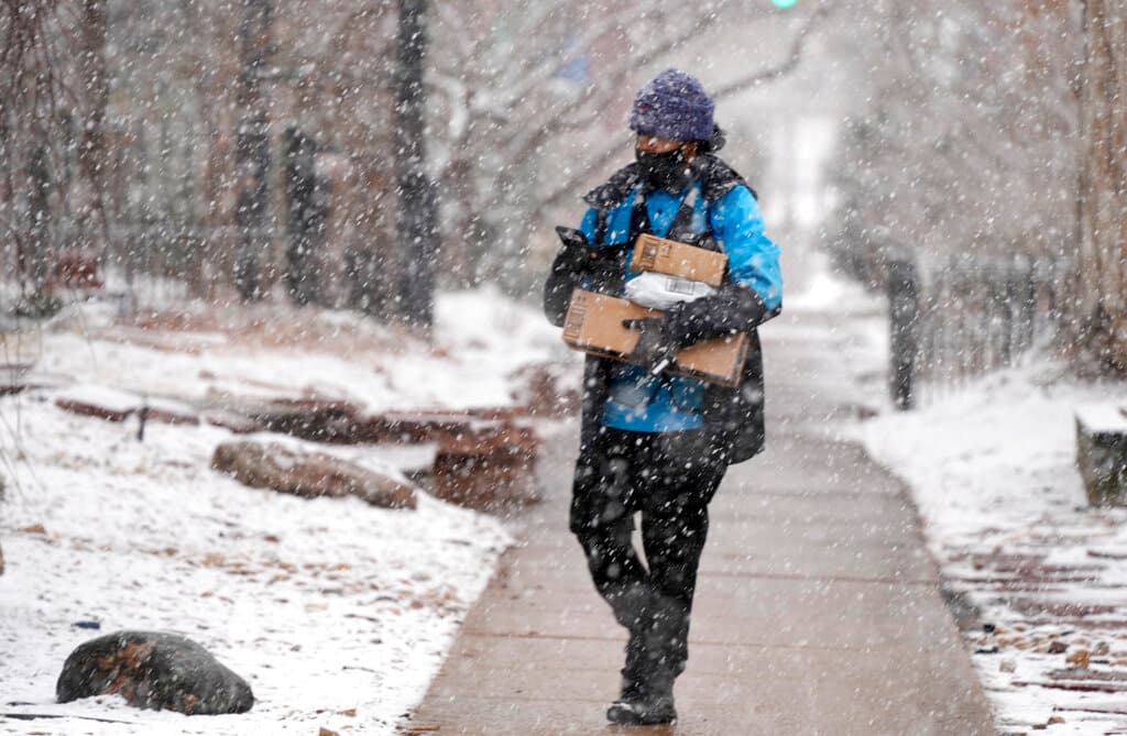 Centro, sur y este de EEUU, en la zona de riesgo por nieve, lluvia, viento y granizo