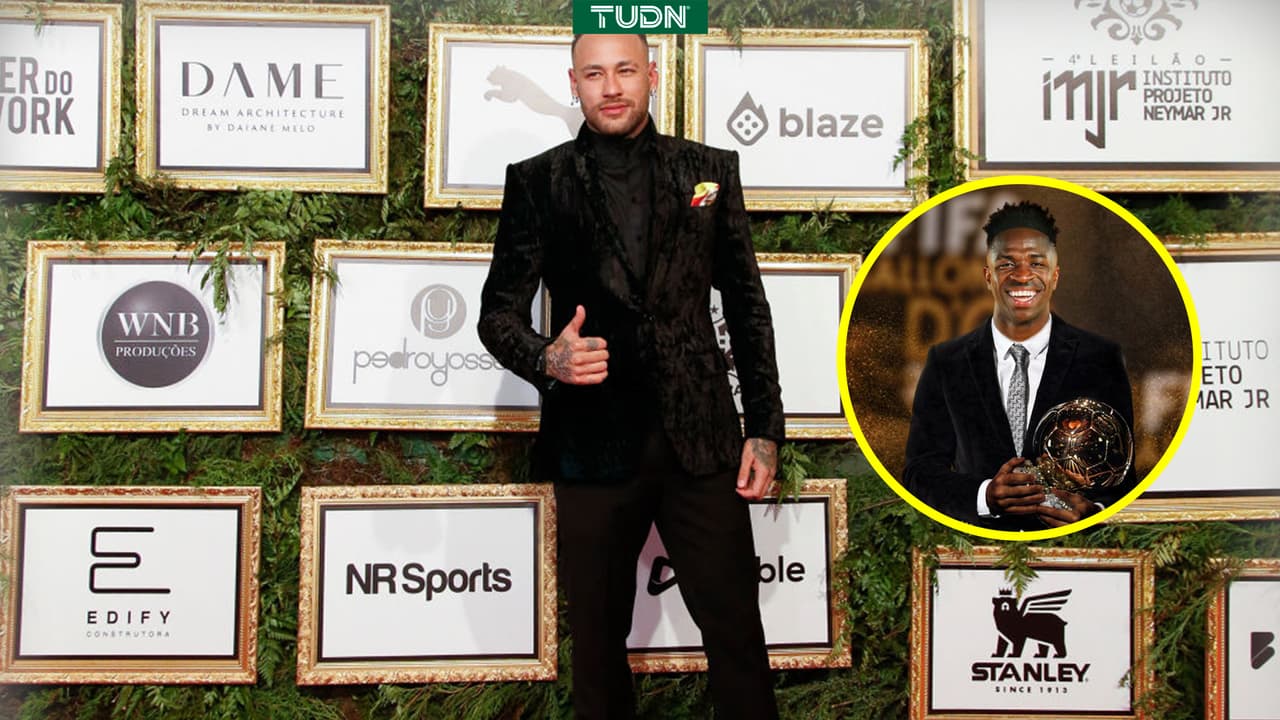Neymar apoya a Vinicius y dice que merece ganar el Balón de Oro