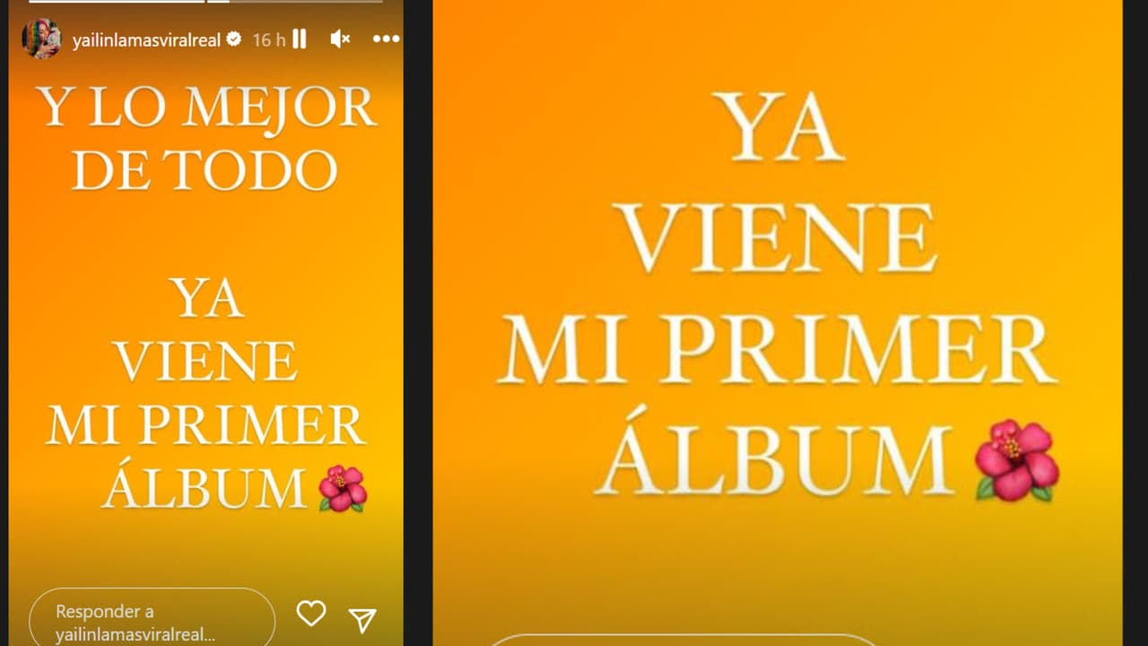 Yailin también advirtió que "lo mejor" es que ya "viene mi primer álbum".