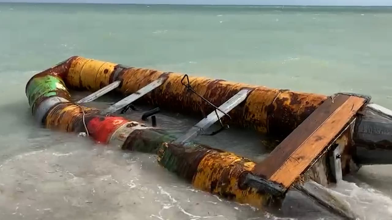 El ingenioso bote de balseros cubanos que fue hallado en una playa de Florida