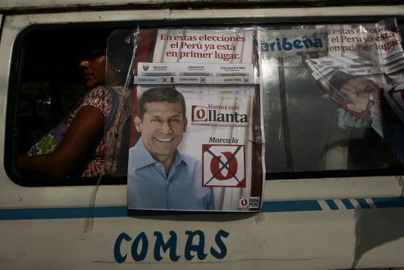 El ex militar izquierdista Ollanta Humala continúa liderando las preferencias electorales a nueve días de los comicios del 10 de abril, según dos encuestas nacionales, divulgadas el viernes, que le dieron el 24.3 y 21.4 por ciento de las preferencias.