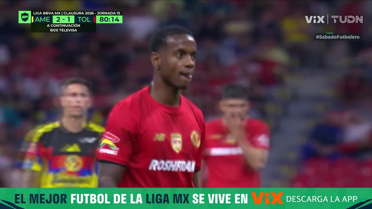 ¡Madre mía! Por poco cae el empate del Toluca con este disparo de Helinho