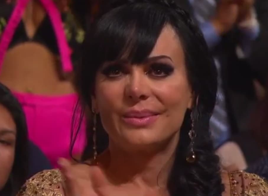 Las lágrimas en el rostro de Maribel fueron incontenibles en una parte del show.