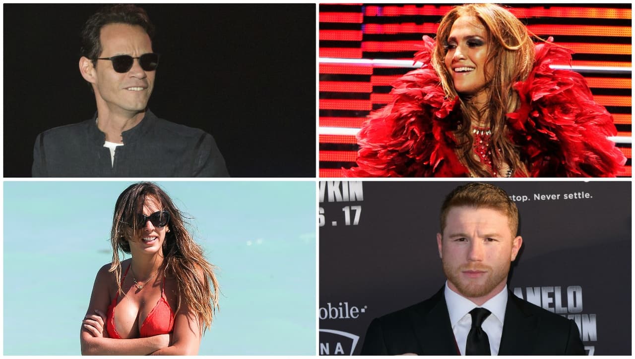 Jennifer López, Marc Anthony, Shannon de Lima y 'Canelo' en Las Vegas: ¿felices los cuatro?