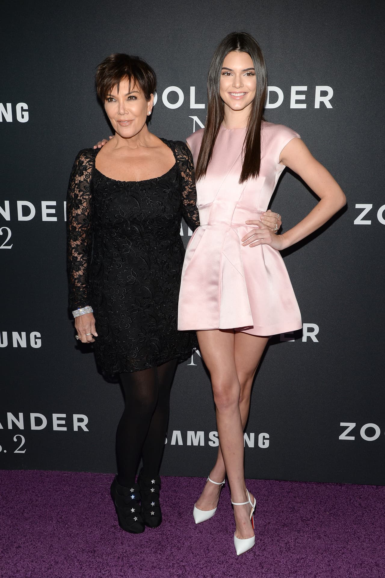 Kris Jenner acompañó a su pequeñita Kendall.