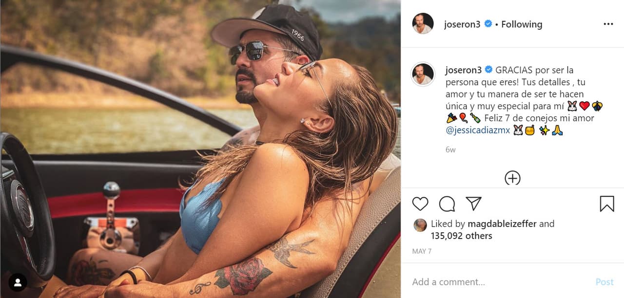 Jessica Díaz dejó en claro cómo se encuentra con José Ron. 
<br>