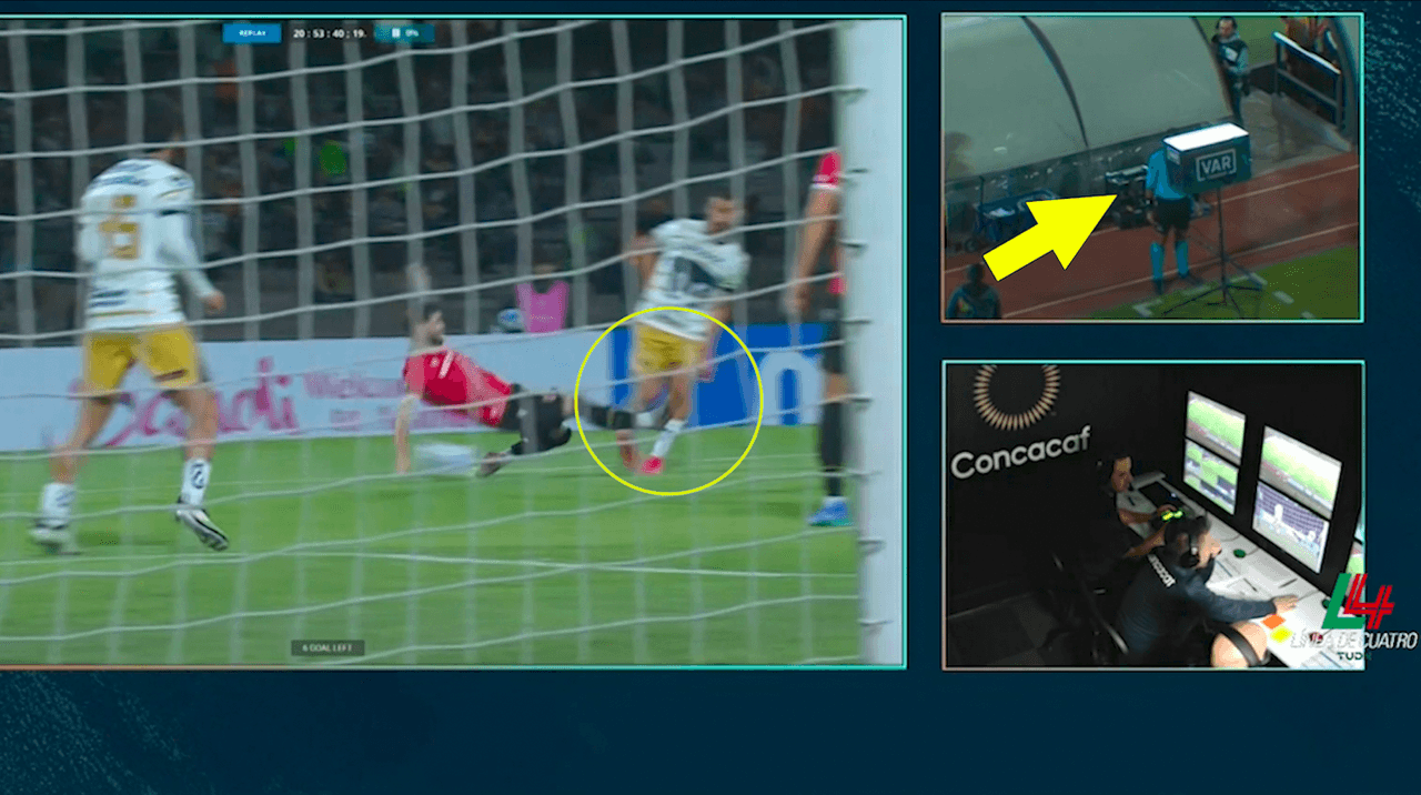 ¿Era o no penal para Pumas? La temperatura se eleva en la mesa de Línea de 4