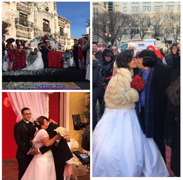 ¡Momento histórico! Tres bodas simultáneas en Los Ángeles, NewYork y Miami.