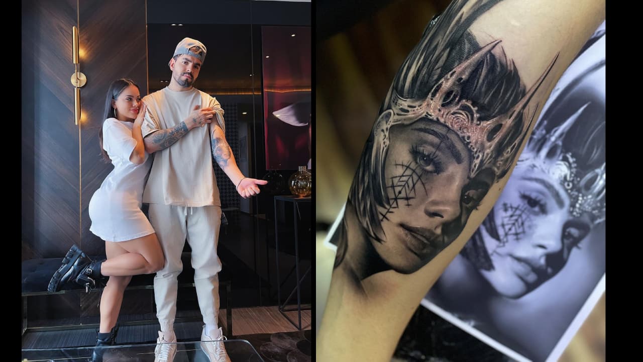 Hermano de Samadhi Zendejas se tatuó su cara en el brazo