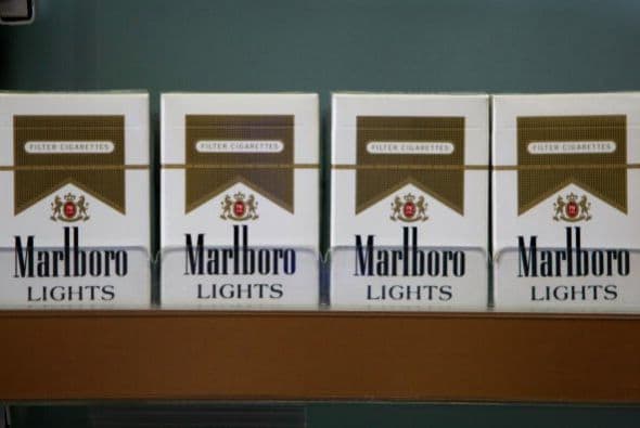 9. MARLBORO. Este gigante del tabaco cayó un sitio; tiene un valor estimado de 67,341 millones de dólares.
