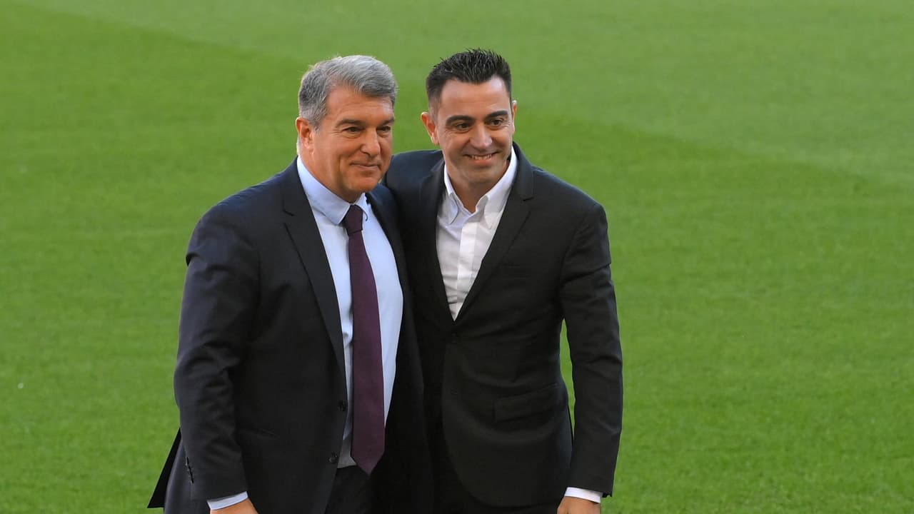 Joan Laporta da su respaldo a Xavi: "La confianza está intacta"
