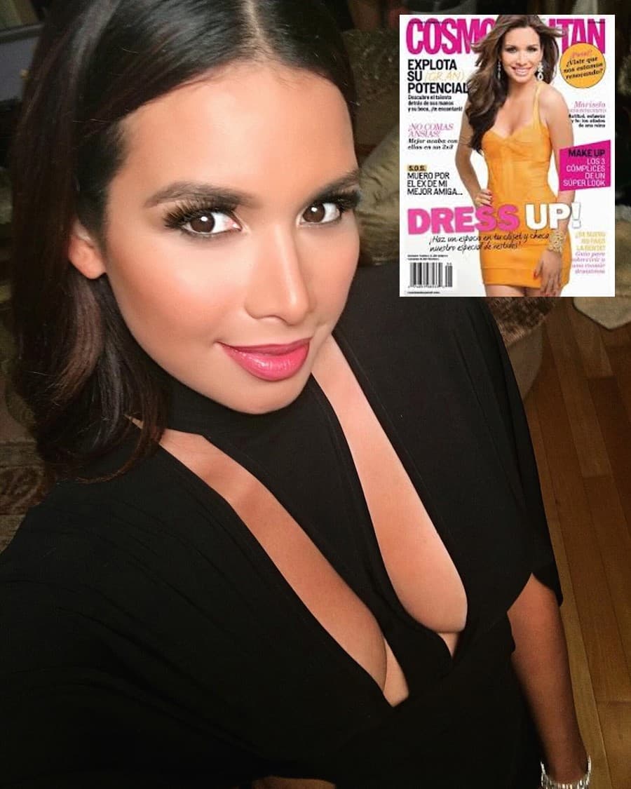 Además, apareció en la portada de la revista Cosmopolitan en español en agosto de 2013.