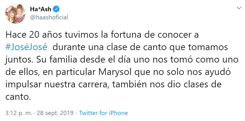 El dueto de hermanas Ha*Ash tuvieron la oportunidad de tomar una clase de canto con él.